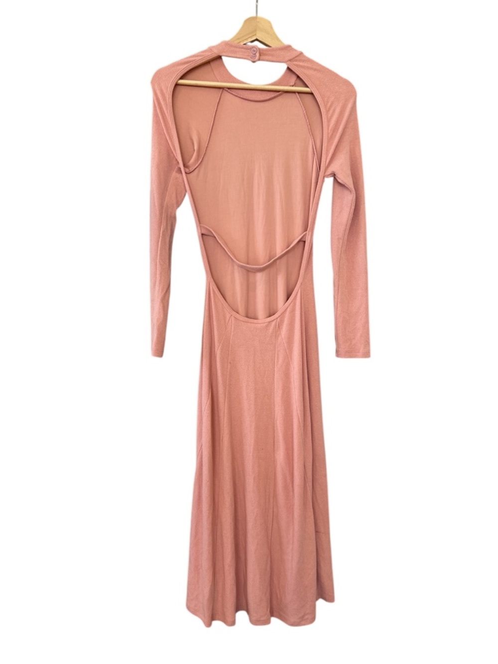 Farm Rio Open Back Stretch Midi Dress in Pink - Picture 6 of 9